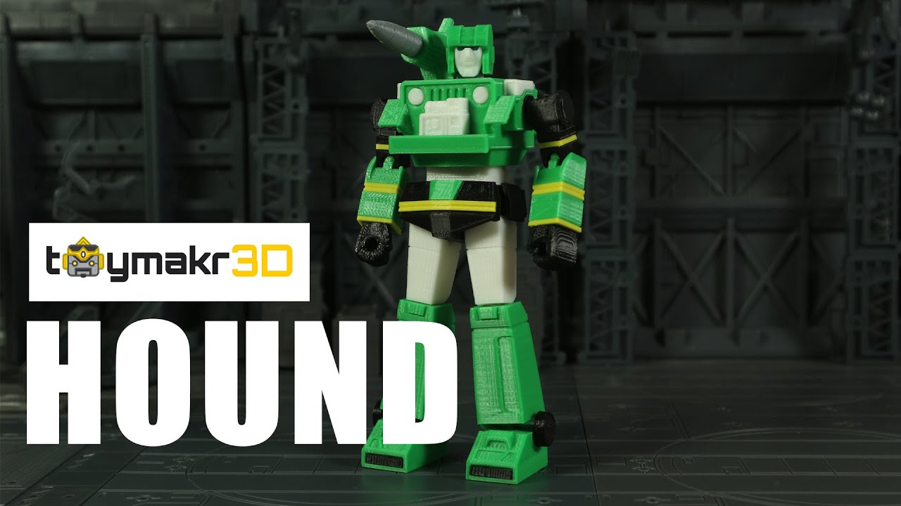[ FREE STL FILES ] 3D Printed G1 Transformers Hound