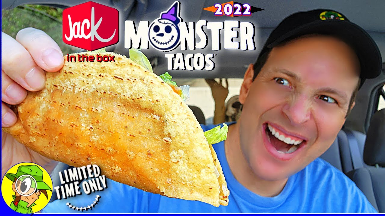Обзор Jack In The Box® MONSTER TACOS 2022 ??? Посмотрите ЭТО! ?️‍