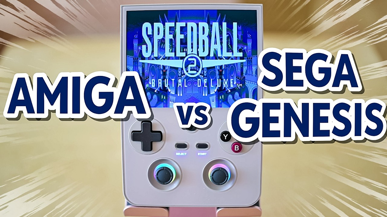 Amiga & Sega Genesis: Same Games&hellip; Different Vibes | RG477V