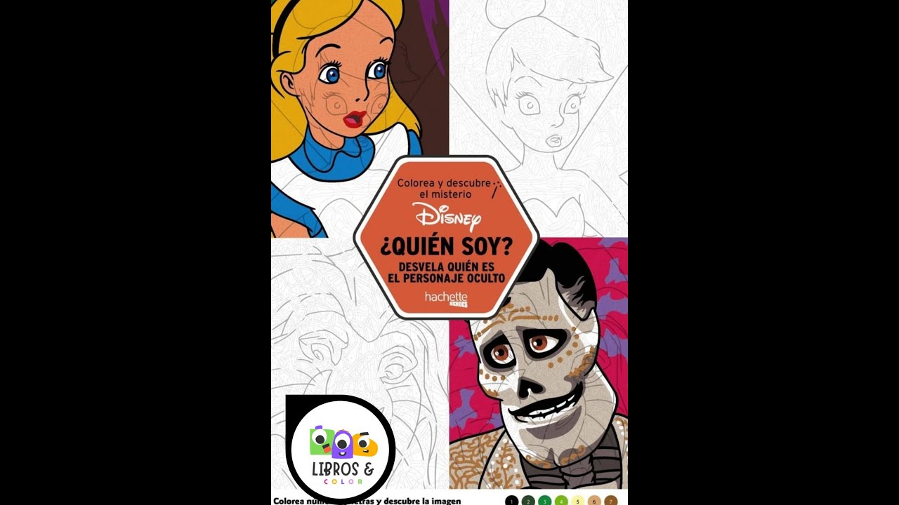 Libro Para Colorear Tomo I Quien Soy? (Descubre al Personaje - Tramposos) Disney