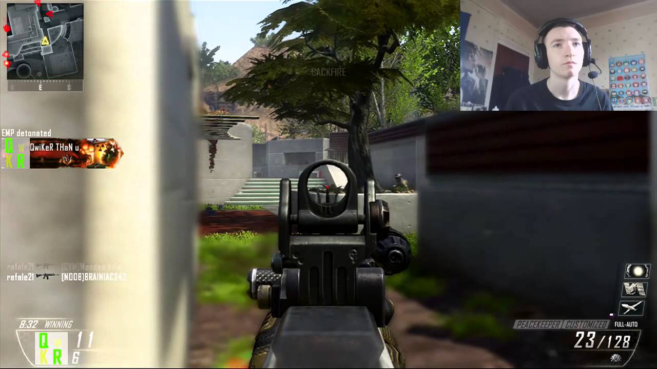Black Ops 2 - *LIVE* NUKED OUT w/ EVERY SMG/AR #1           (PEACEKEEPER)