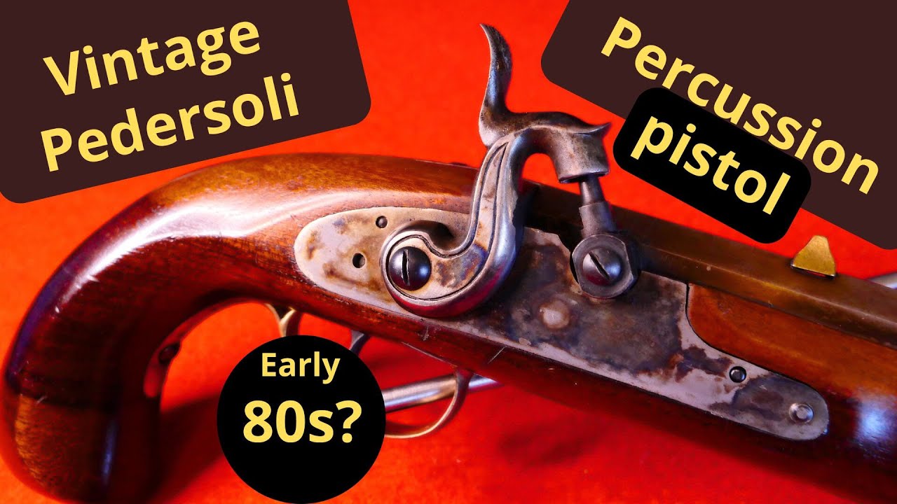 Vintage Pedersoli percussion pistol