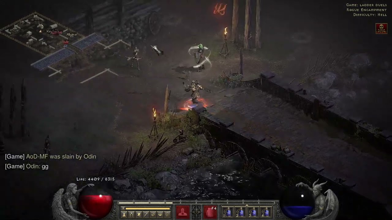 Diablo 2 resurrected pvp barbarian slaughterhouse!!!
