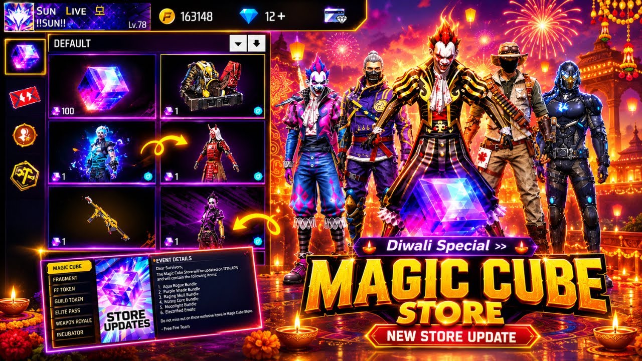 Magic Cube Store Update | Next Magic Cube Bundle | FFWS 2025 Bundle Return | Free Fire New Event