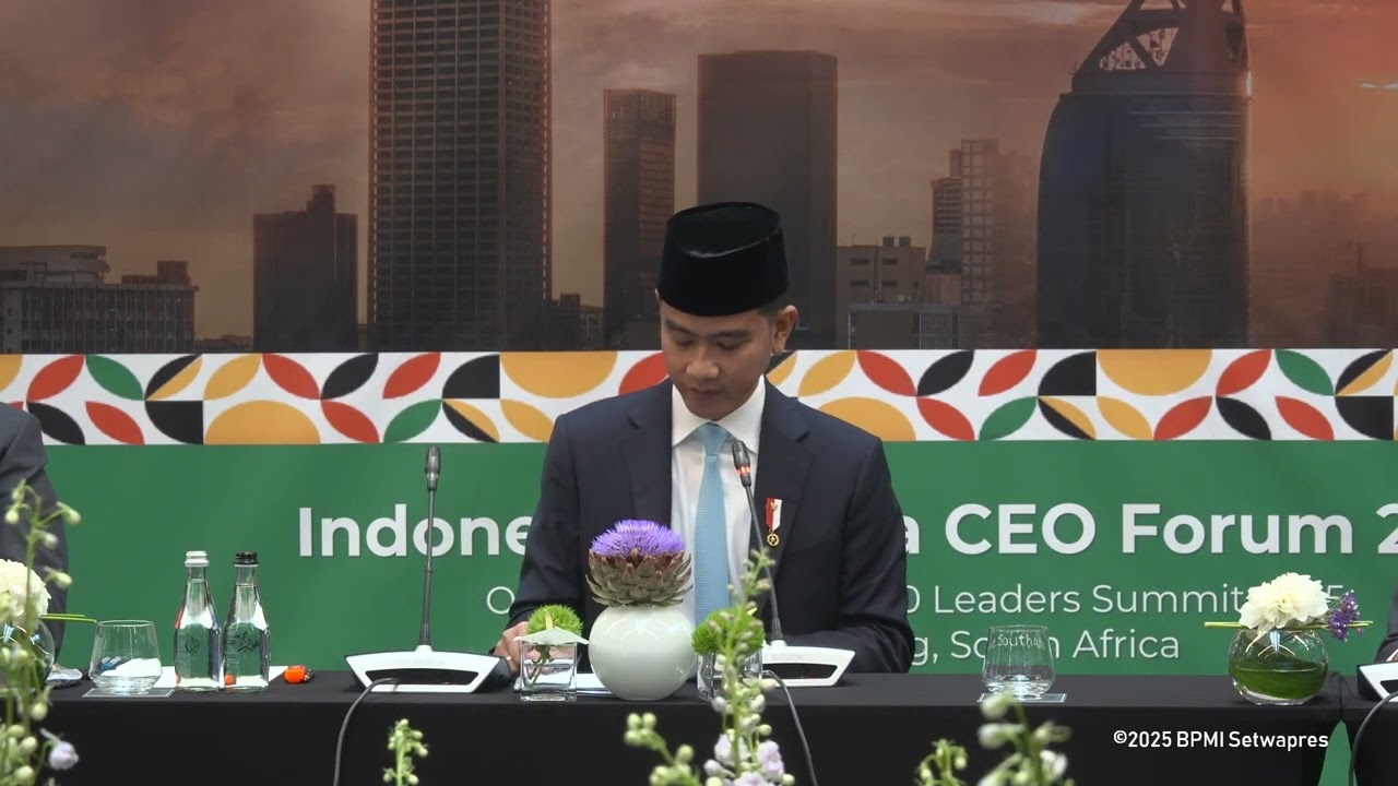 Wapres Hadiri Indonesia Africa CEO Forum 2025