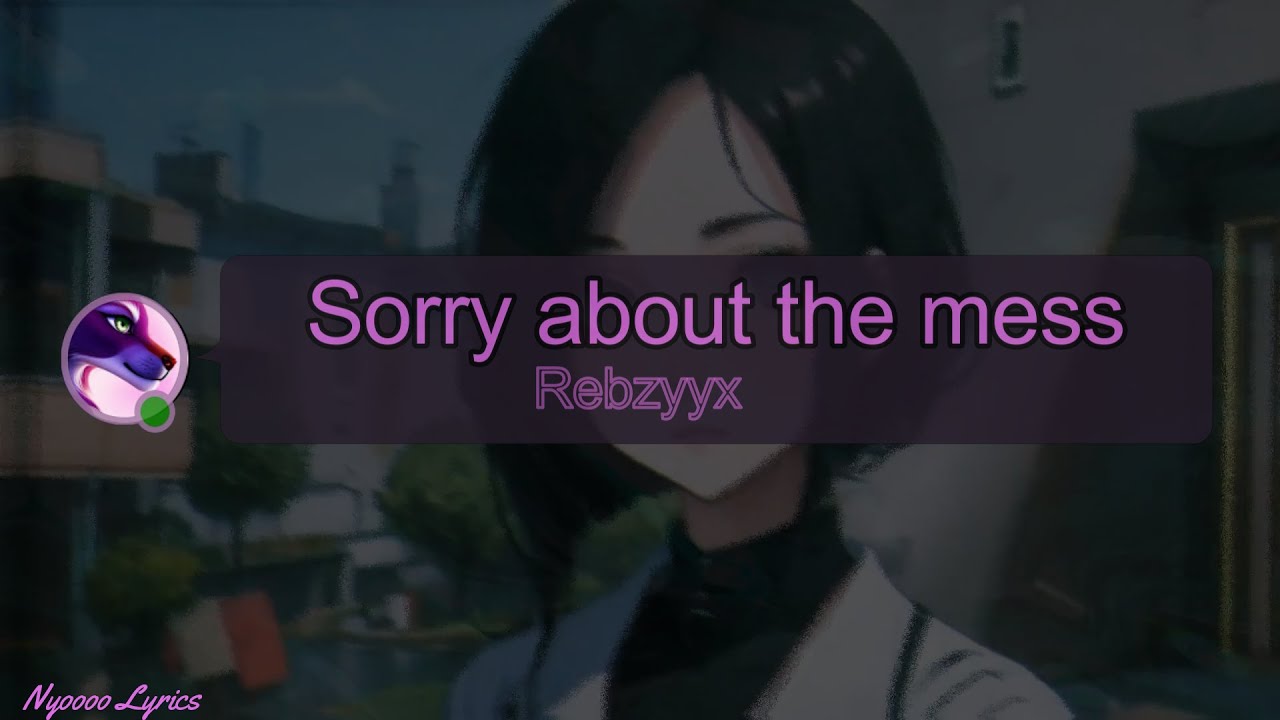 Rebzyyx - Sorry about the mess - Lyrics