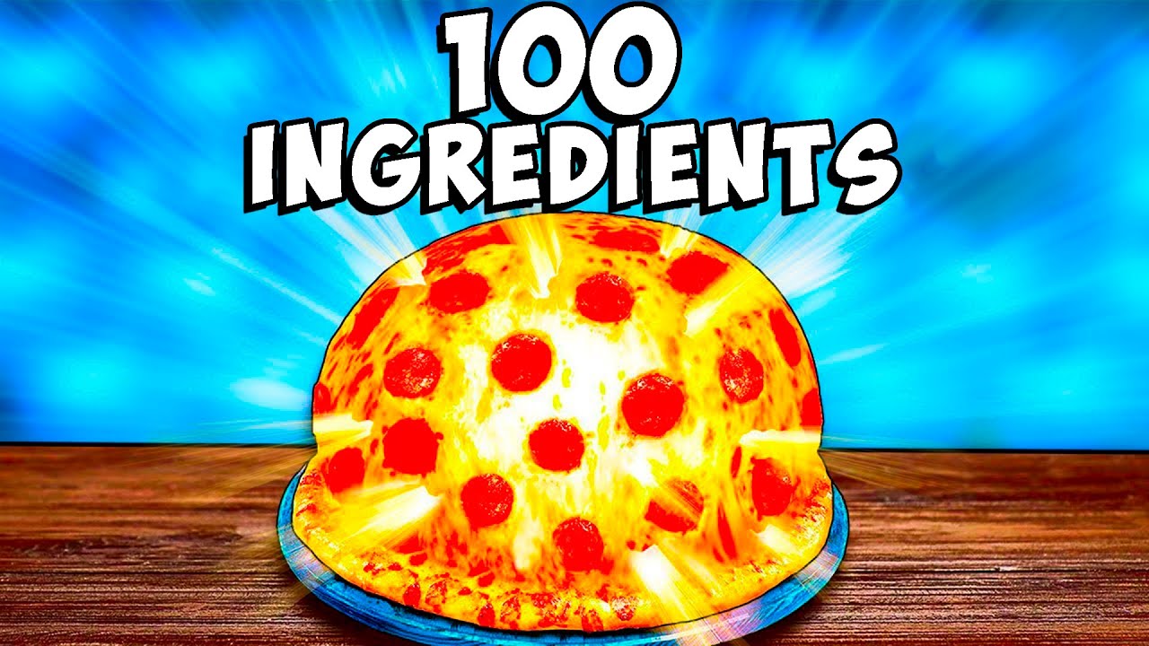J'ai Fait Une Pizza Avec 100 Ingrédients par VANZAI