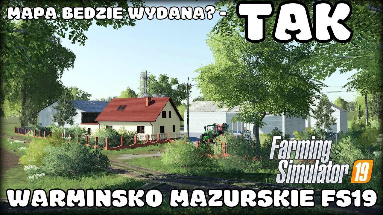 Te Widoki ♥ Warmińsko Mazurskie w Farming Simulator 19  - MAPA DO WYDANIA