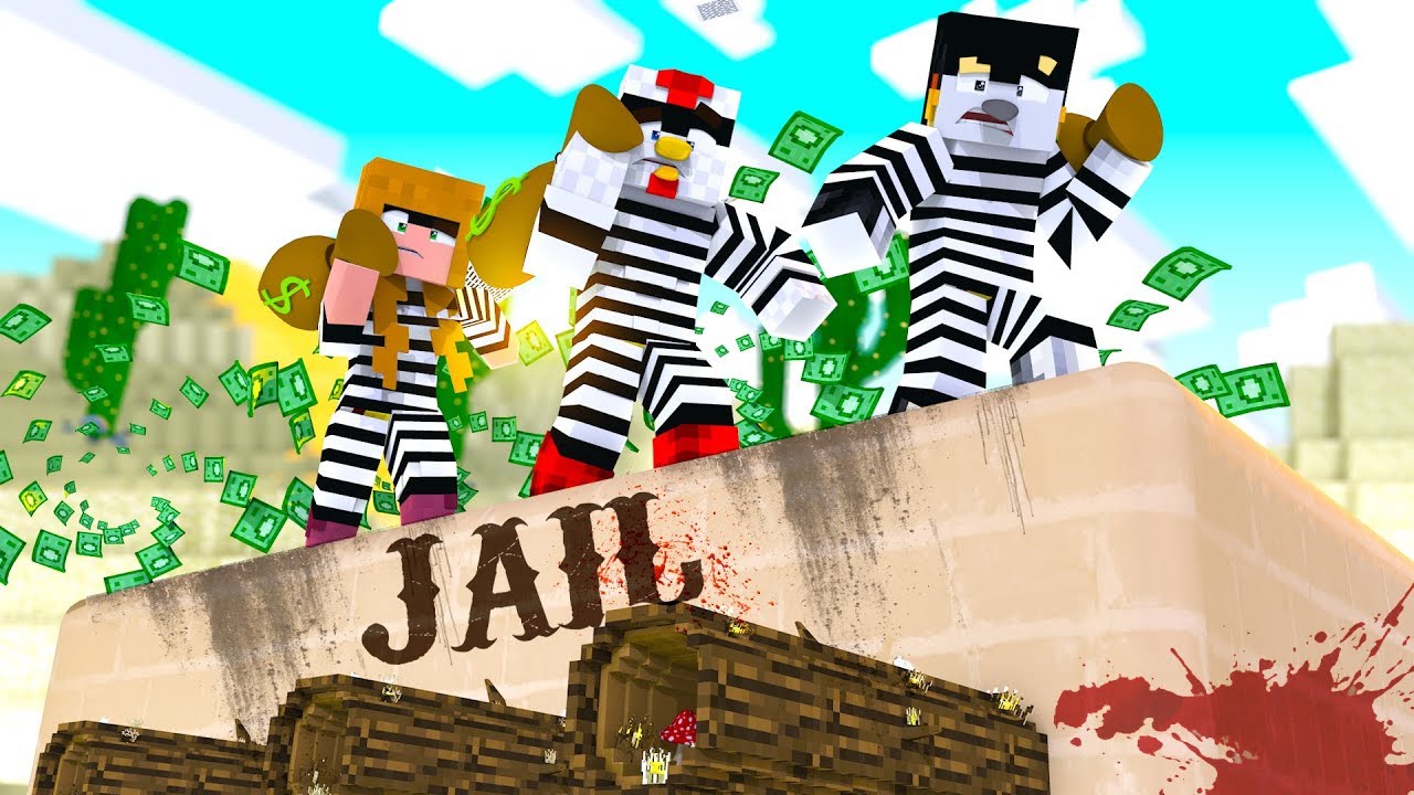 Minecraft | SNEAKING OUT OF BOX FORT JAIL! (Wild West Prison Escape)