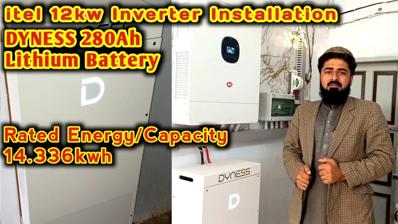 12kW Itel Solar Inverter Installation | 18×585W Jinko Panels | 280Ah Dyness Lithium Battery