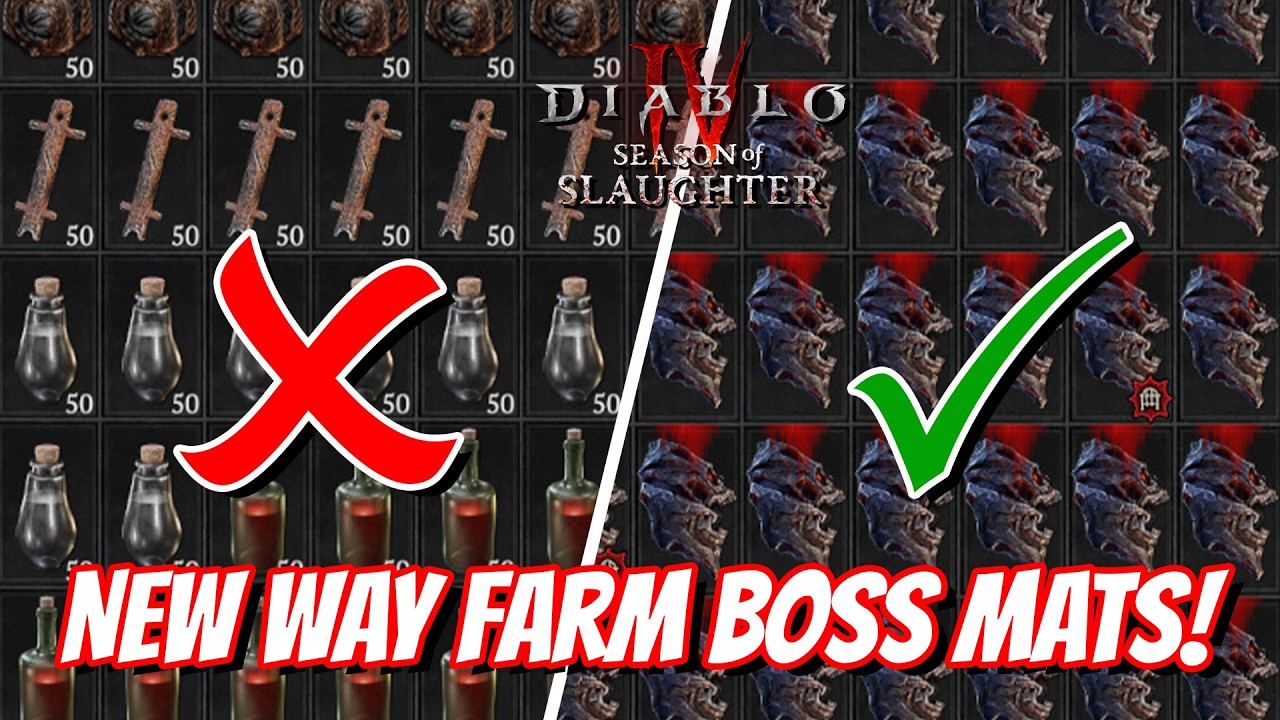 Stop Farming Boss Materials WRONG, This New Method Farms Boss Materials INSANELY FAST In Season 12