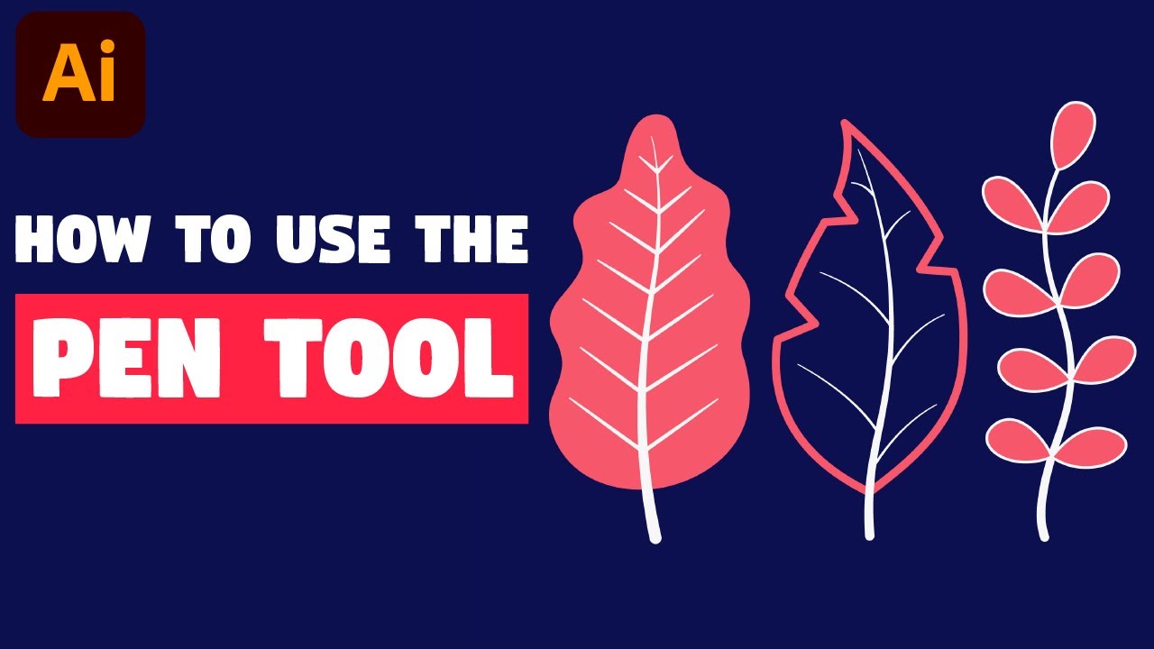 How to use the PEN TOOL | Illustrator Tutorial (Tips and Tricks)