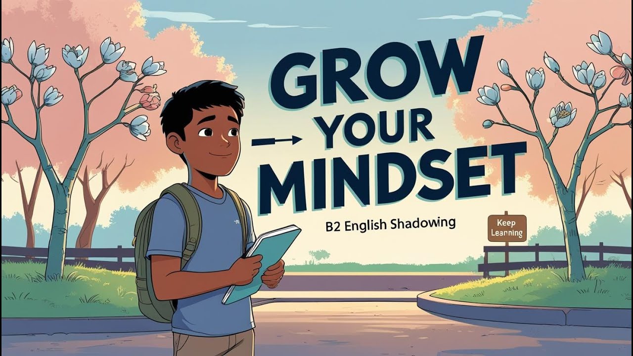 How to Cultivate a Growth Mindset For Success | B2 English Shadowing Practice