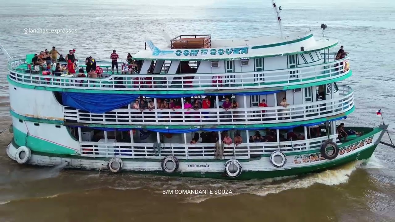 BARCO VOLTANDO DA FESTA,  E BARCO RUMO DE MANAUS TITO NOGUEIRA 