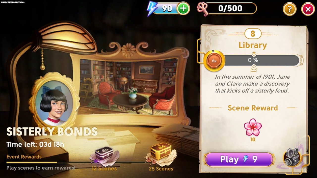 June's Journey Secrets 23R Scene 8 Library Silhouette Mode 4K ULTRA HD