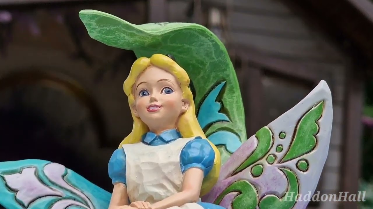 Alice in Wonderland & Caterpillar by Jim Shore  - Haddon Hall 30 Years Event Pieces