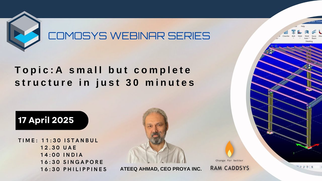 COMOSYS WEBINAR SERIES 09:  A Small but Complete Structure in 30 mins