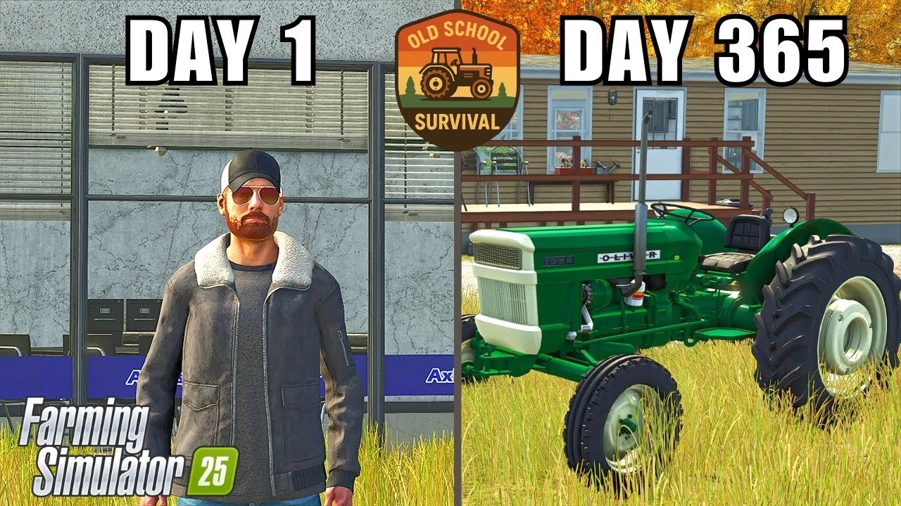 I Started With $0 and a Fishing Pole | Old School Survival Year 1