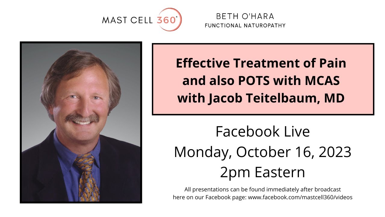 Effective Treatment of Pain and also POTS with MCAS with Jacob Teitelbaum, MD