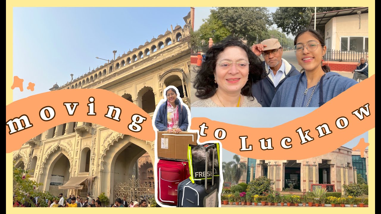 Moving to Lucknow🧫✈️ College move-in Vlog💖