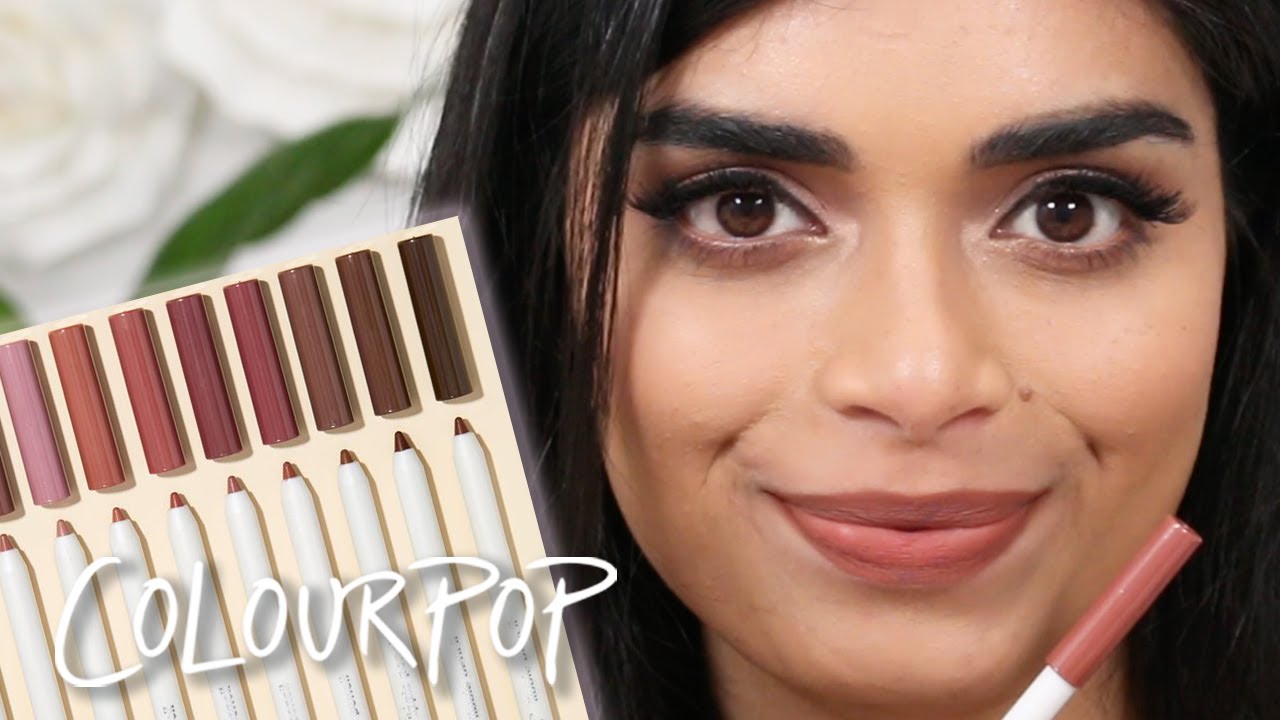 ColourPop Lippie Pencil Swatches + Nude Lip Combos | Medium Indian Skin Tones