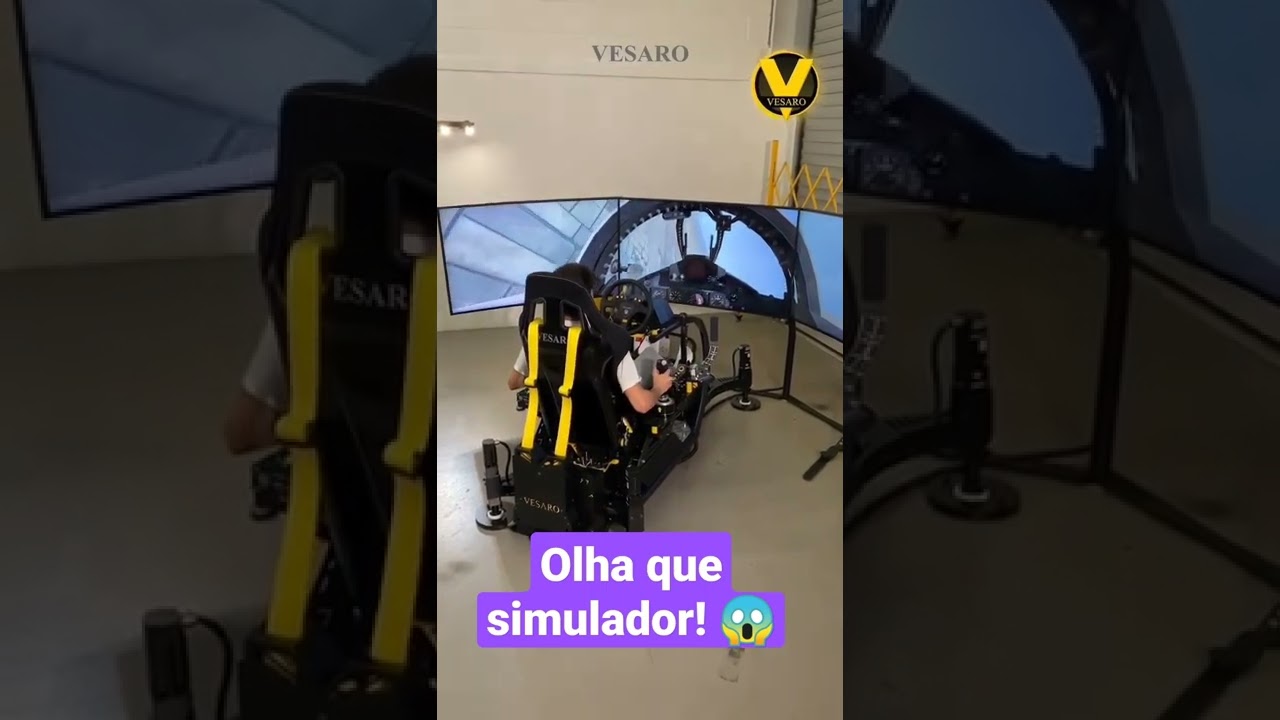 Simulador de v&ocirc;o - O mais real que j&aacute; vi ate hoje