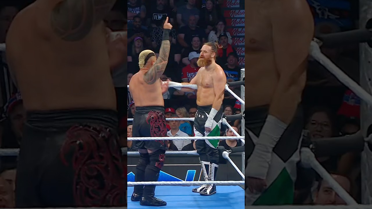 Sami Zayn ain't trying to hear that Solo Sikoa 😤