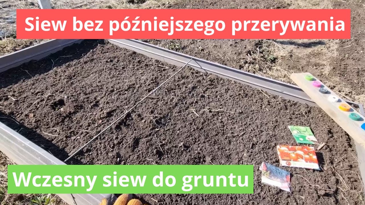Ułatwiony siew i zbiór bez przerywania  Pierwszy do gruntu.