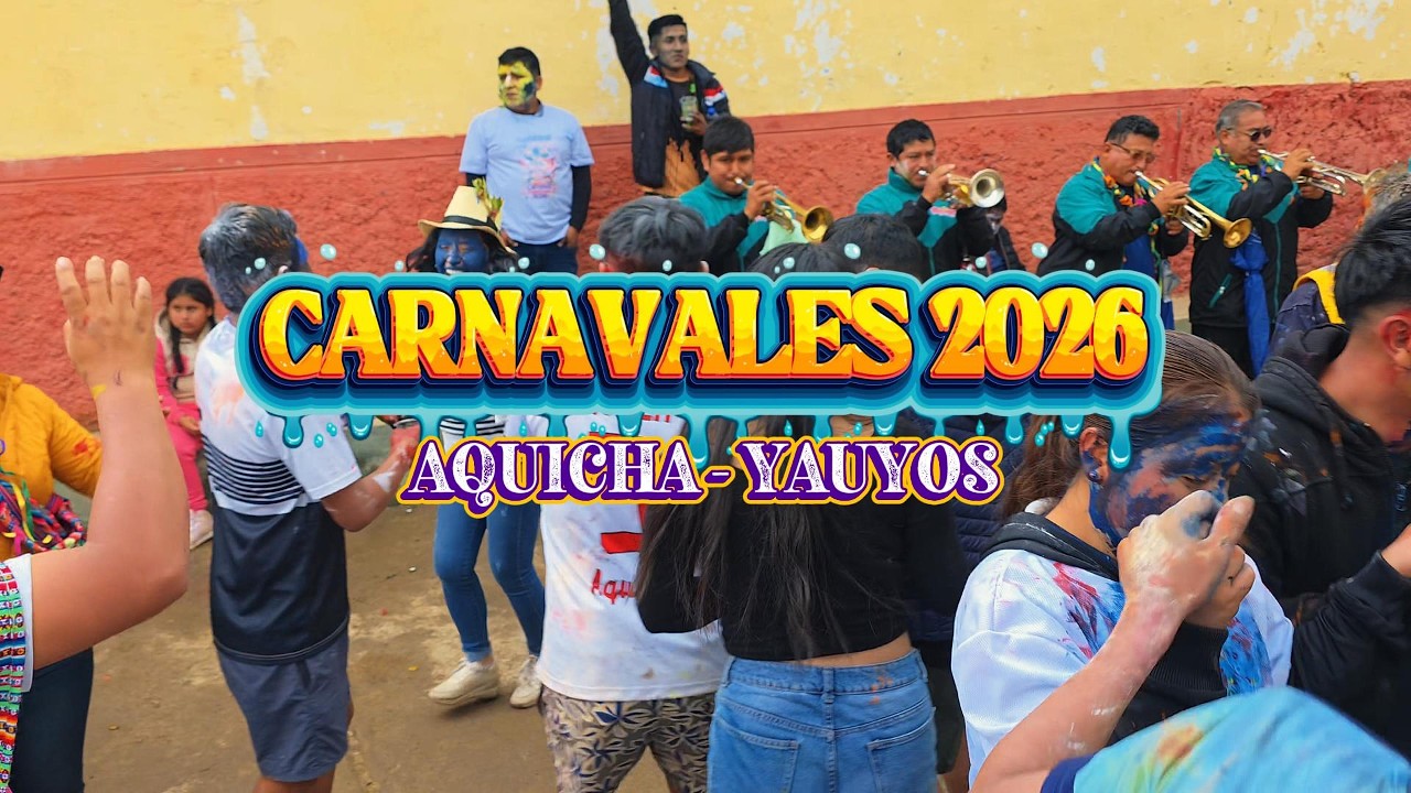 BANDA ORQUESTA LOS BACANES DE AYAVIRI - MIX HUAYNOS EN LOS CARNAVALES DE AQUICHA - YAUYOS 2026