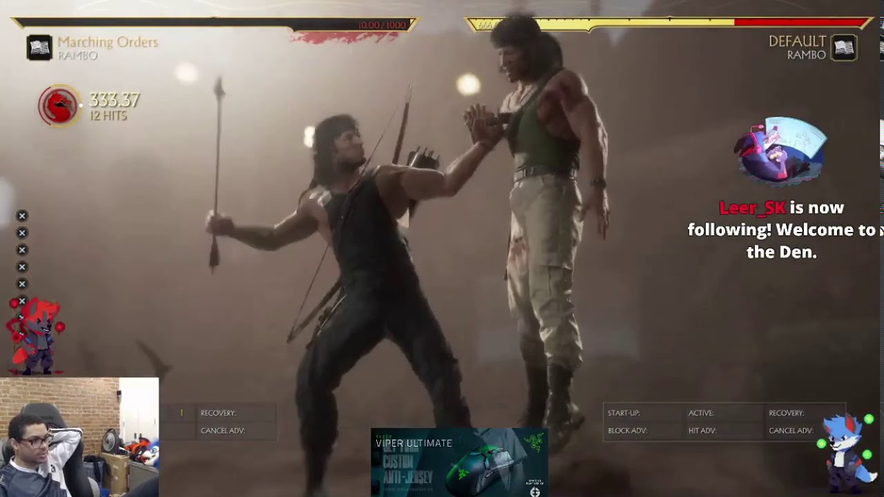 Rambo Fatal Blow Combo! SonicFox&rsquo;s Breakdown! MK11 Ultimate Rambo Gameplay combos guide