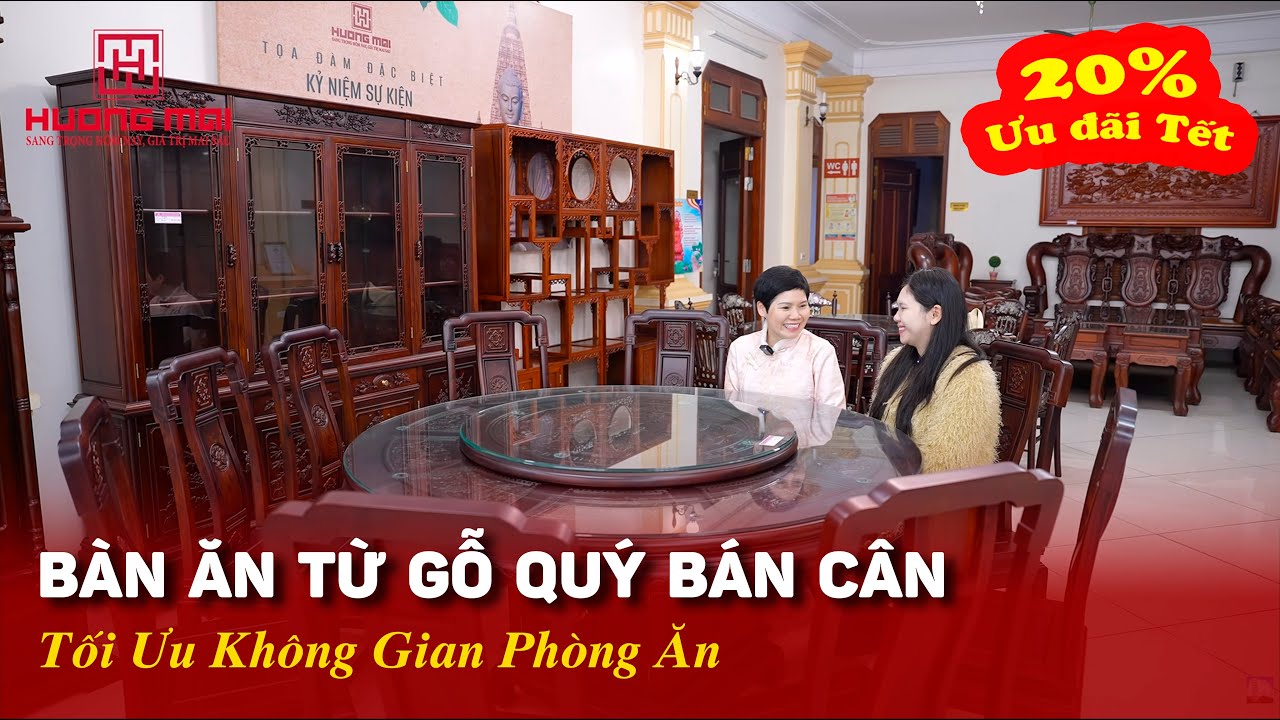 Bàn Ăn Tròn Gỗ Cẩm Lai Tía 10 Ghế Mẫu Mới Nhất Năm 2026 | Giá Trị Phong Thủy Viên Mãn