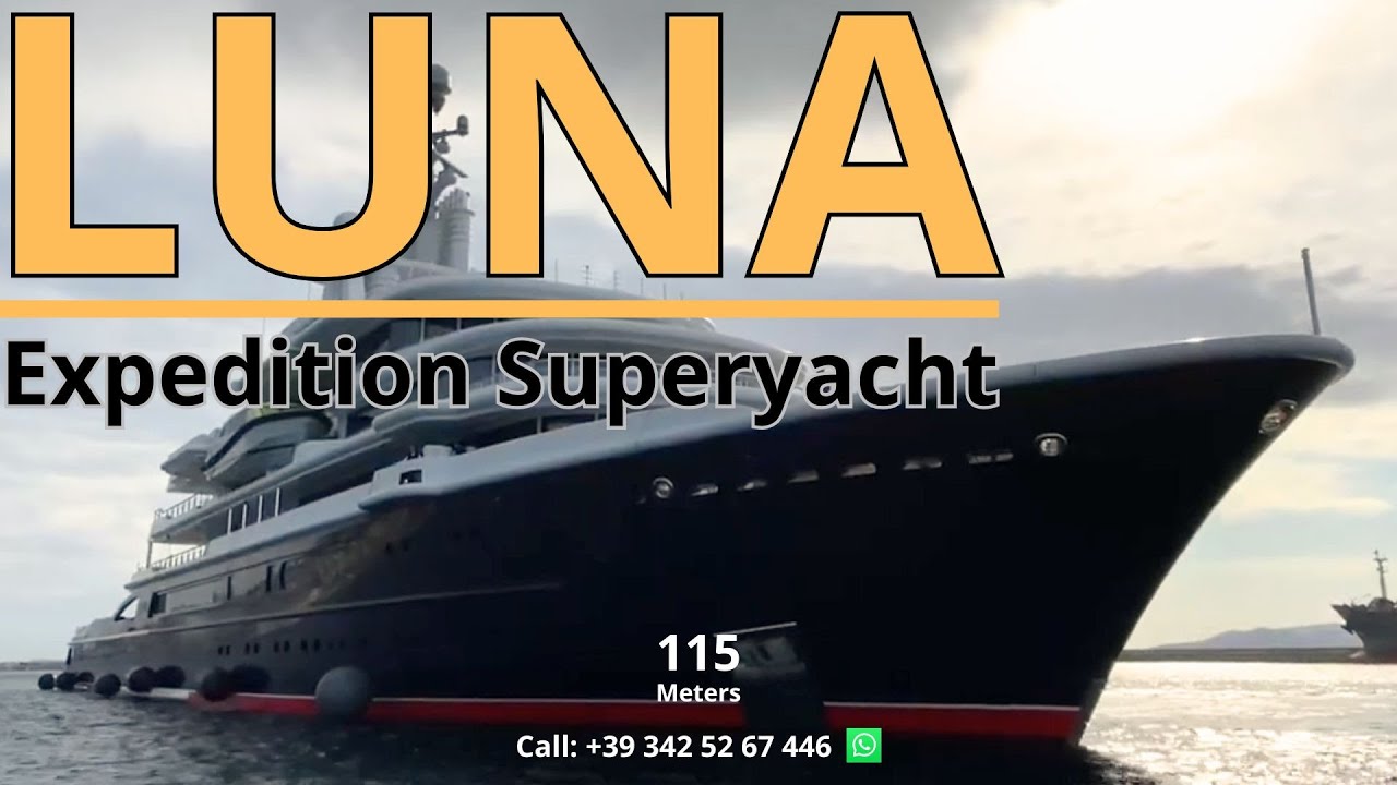 **LUNA Expedition – 115m Mega Yacht for Sale | Ultimate Luxury & Exploration!**