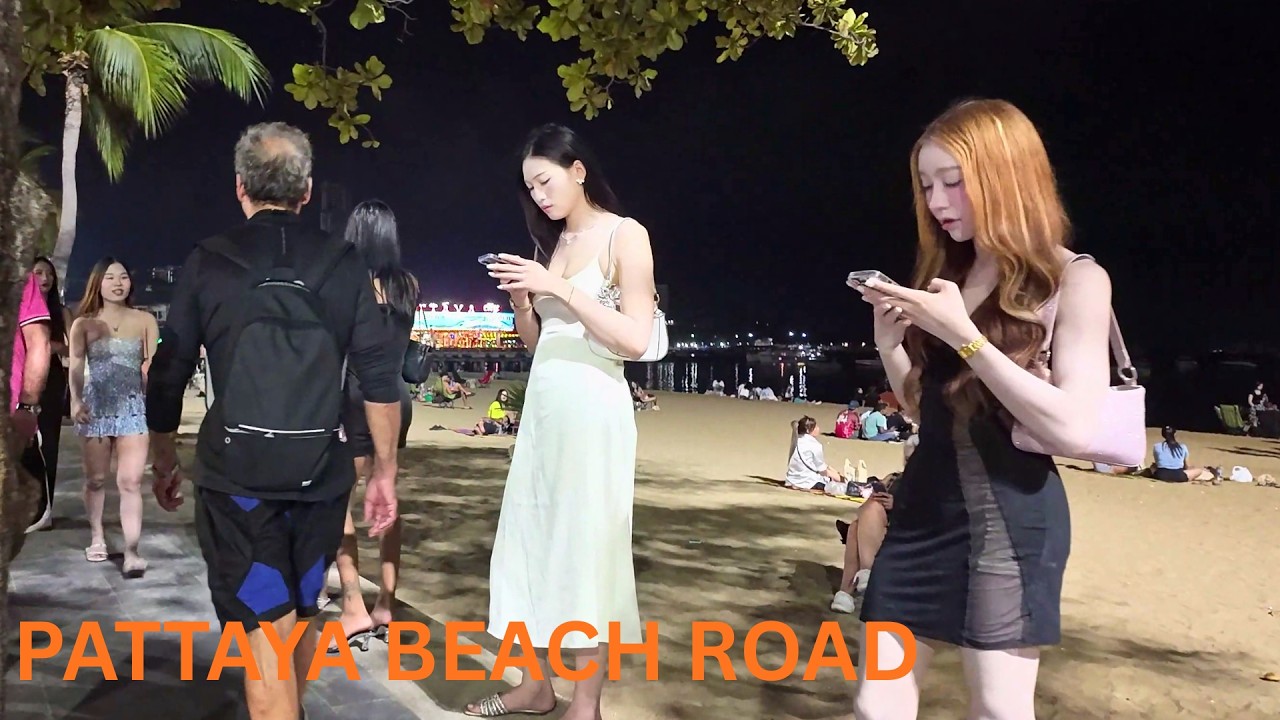How is Thailand now? Pattaya Beach Road Walk! i Never Expected THIS.