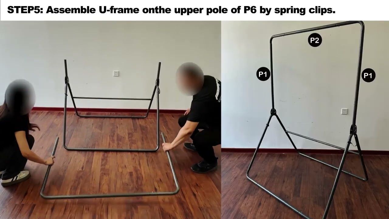 Esuelite Lacrosse Rebounder Installation video