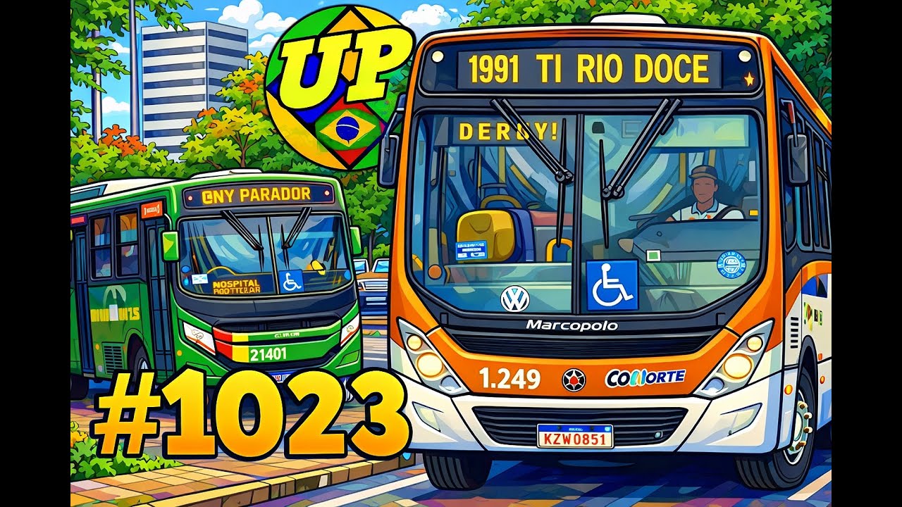 #1023 -  JOANA BEZERRA - Muitos ônibus na cidade do Recife - Borborema, Conorte, Caxangá, MobiBrasil