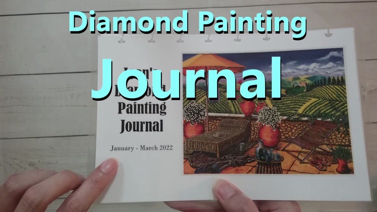 Diamond Painting - How I Made My Journal Updated