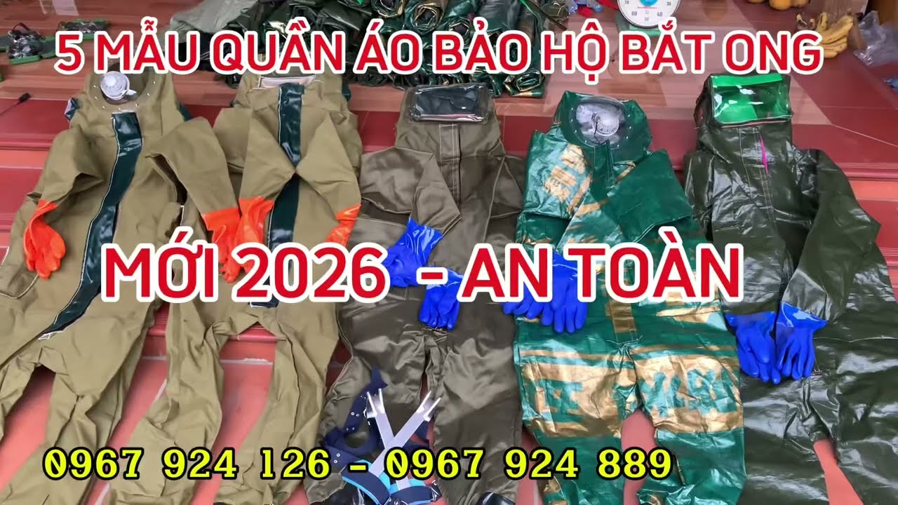 Báo giá các mẫu quần áo bảo hộ bắt Ong Rừng Giá Rẻ Mẫu mới 2025. - An toàn và các loại ong .