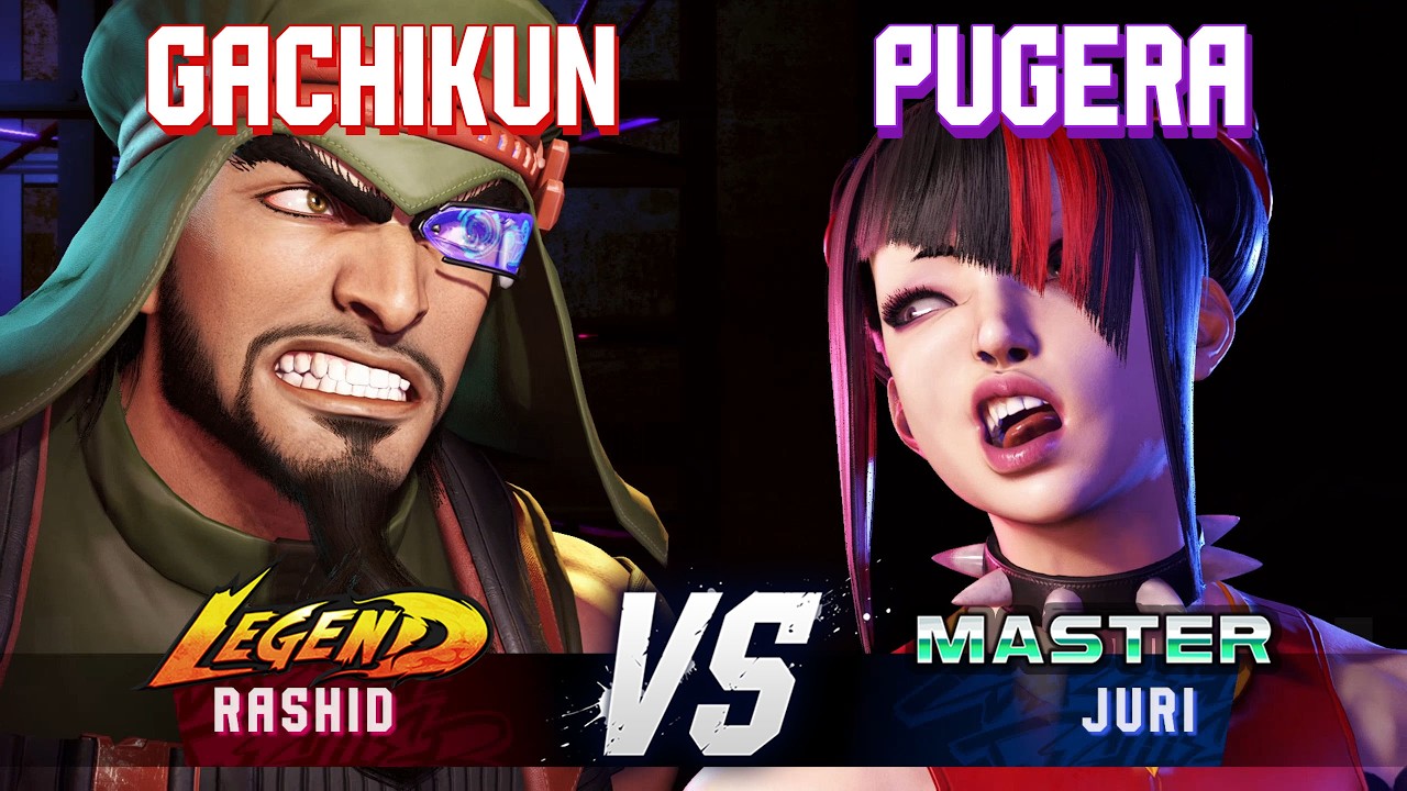 SF6 ▰ GACHIKUN (Rashid) vs PUGERA (Juri) ▰ High Level Gameplay