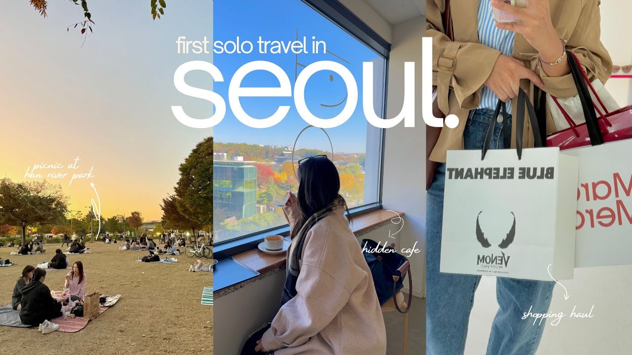 seoul vlog 🇰🇷 | first solo travel, diy itinerary, neighborhoods to visit, shopping haul
