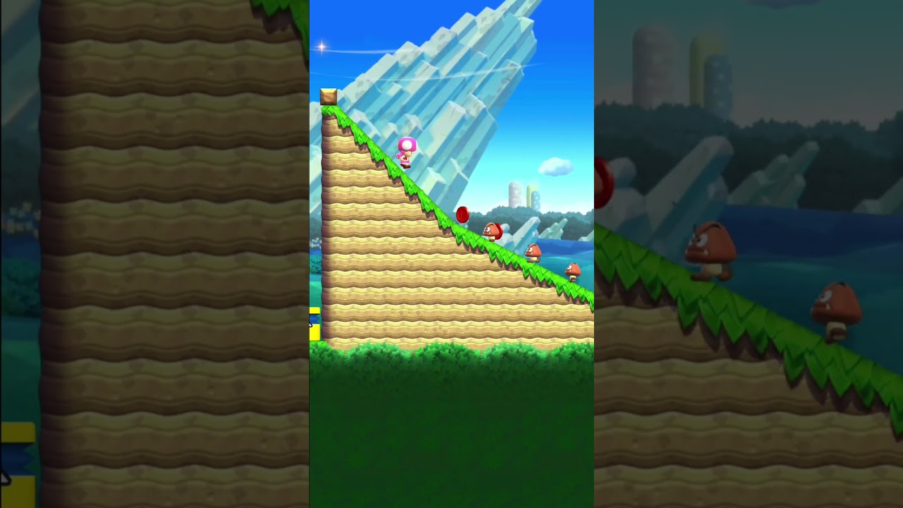 MARIO Runs Through World 4-2 with Toadette?