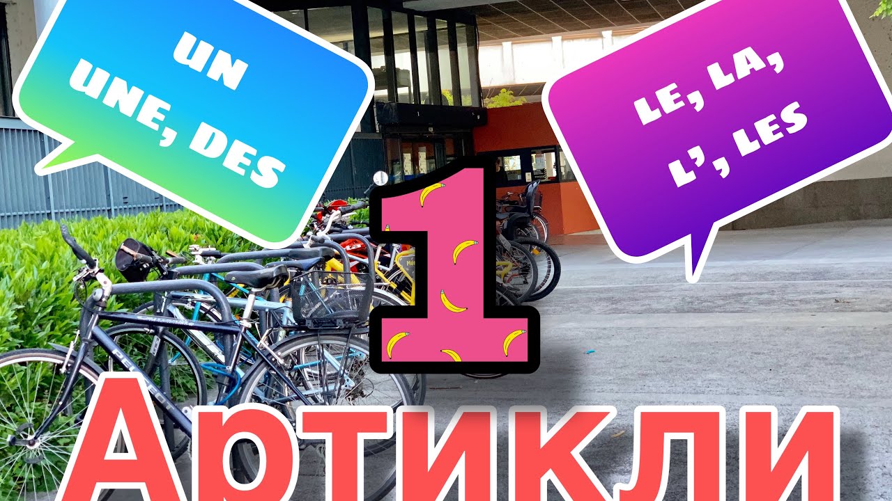 УРОК 1 / ФРАНЦУЗСКИЕ АРТИКЛИ  общая теория, примеры
