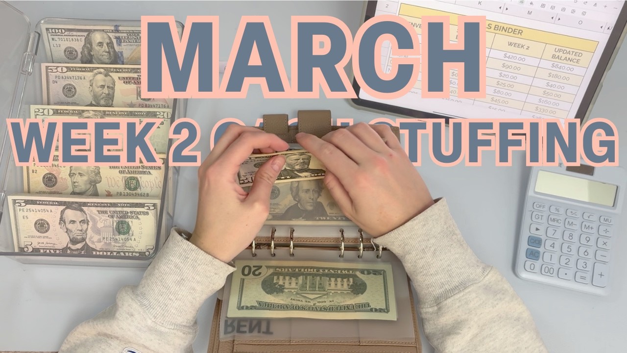 March Week 2 Cash Envelope Stuffing || WE MADE MONEY ON ETSY! || Cashing Out Rewards Apps!