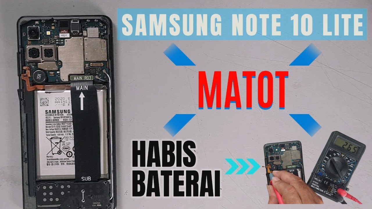 Samsung Note 10 Lite Matot Tidak Bisa di Charge