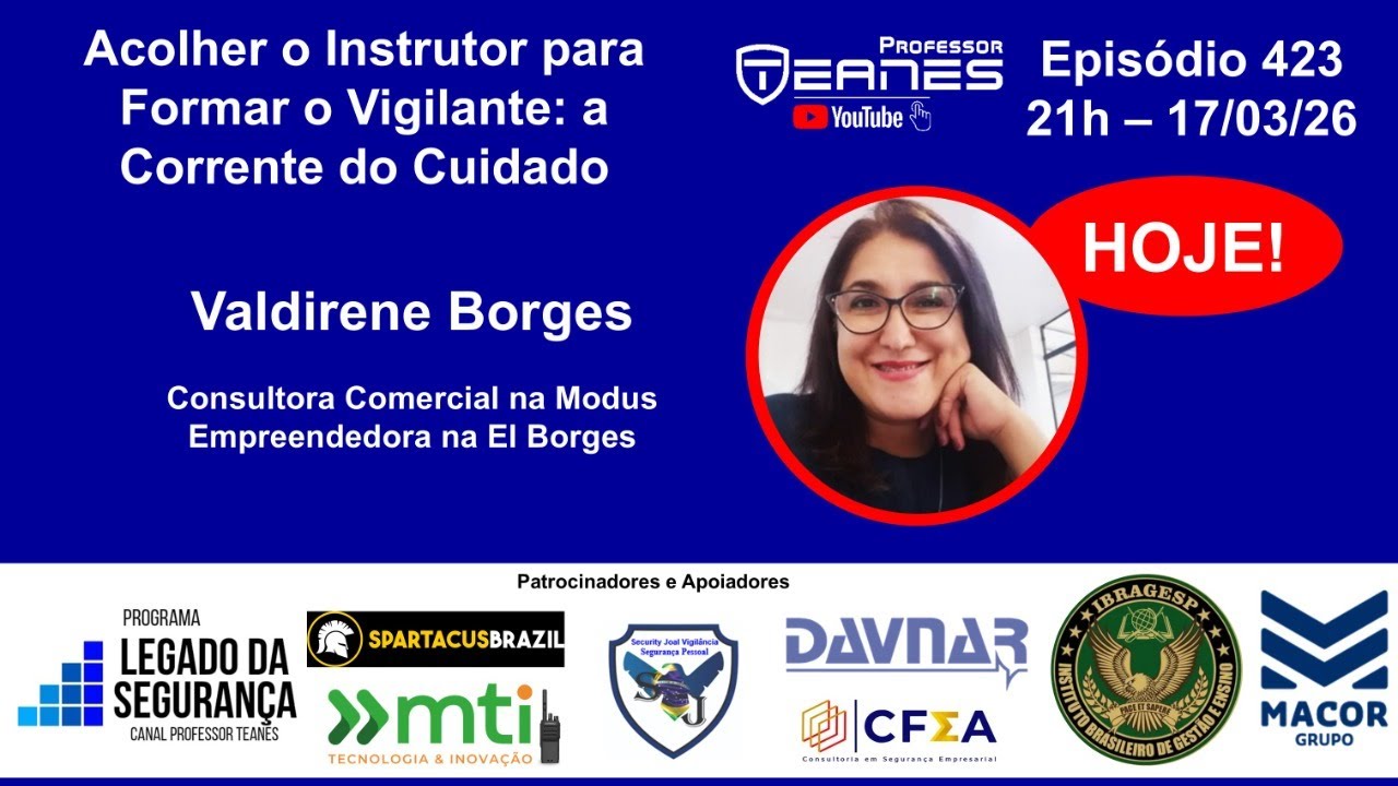 Acolher o Instrutor para Formar o Vigilante: a Corrente do Cuidado