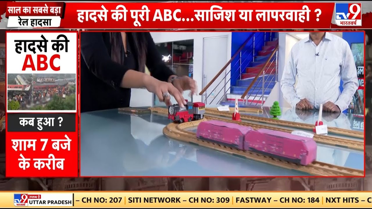 Train Accident : समझें आखिर Odishaमें एक ही जगह कैसे टकराईं तीन ट्रेनें?