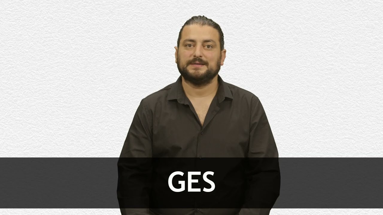 How to pronounce GES in French