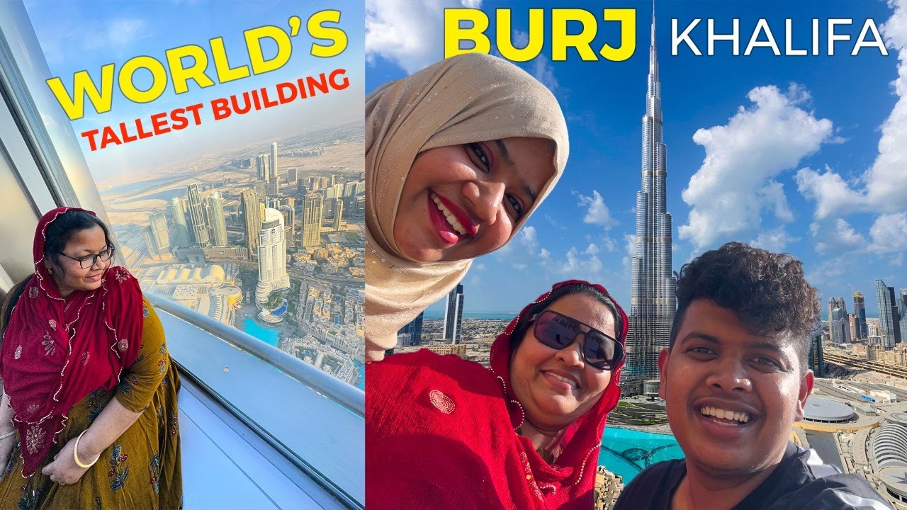 125th Floor😱 - Burj Khalifa With Amma ❤️| Dubai Family Vlog - Irfan's View