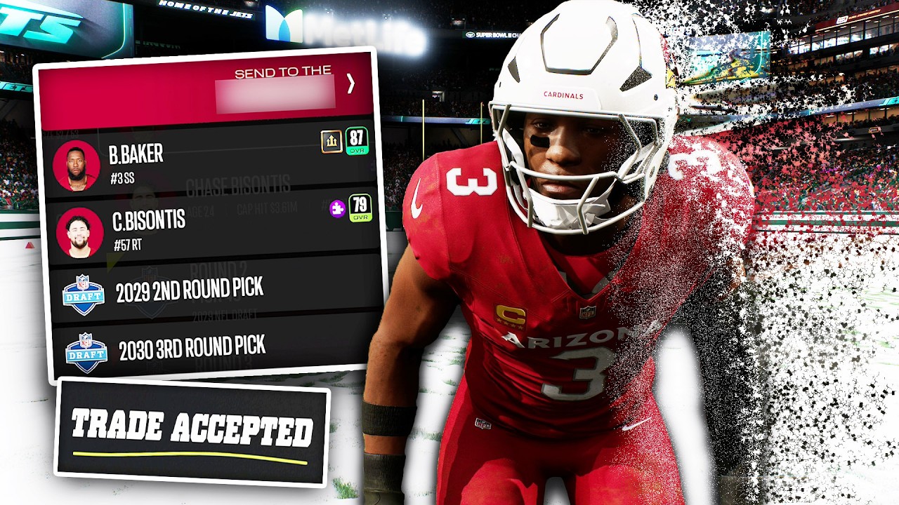 Я совершил громкий обмен перед закрытием трансферного окна! Madden 27: Карьера за Arizona Cardinals