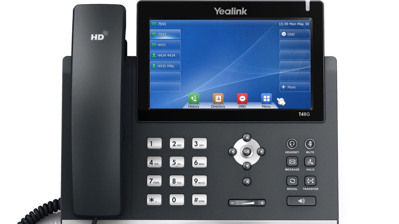 T48G IP Phone -  The Touchscreen