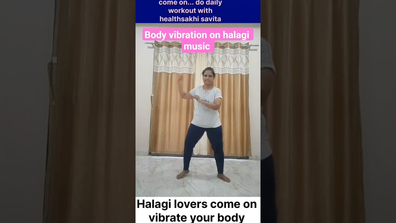 Halagi Music Workout 🔥 Feel Body Vibrations | Desi Fitness Vibes #healthsakhi #shorts💃💃✅